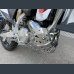 Skid plate with exhaust pipe guard and plastic bottom for Fantic XE 300